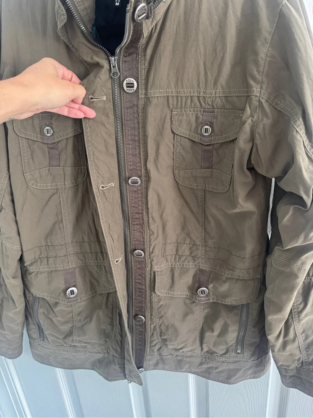 Kuhl Olive Green Utility Jacket